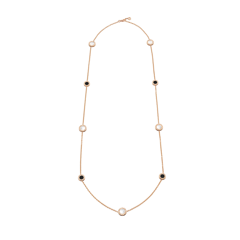 BULGARI | BVLGARI BVLGARI | Collana in oro rosa, madreperla e onice | 10420.jpg