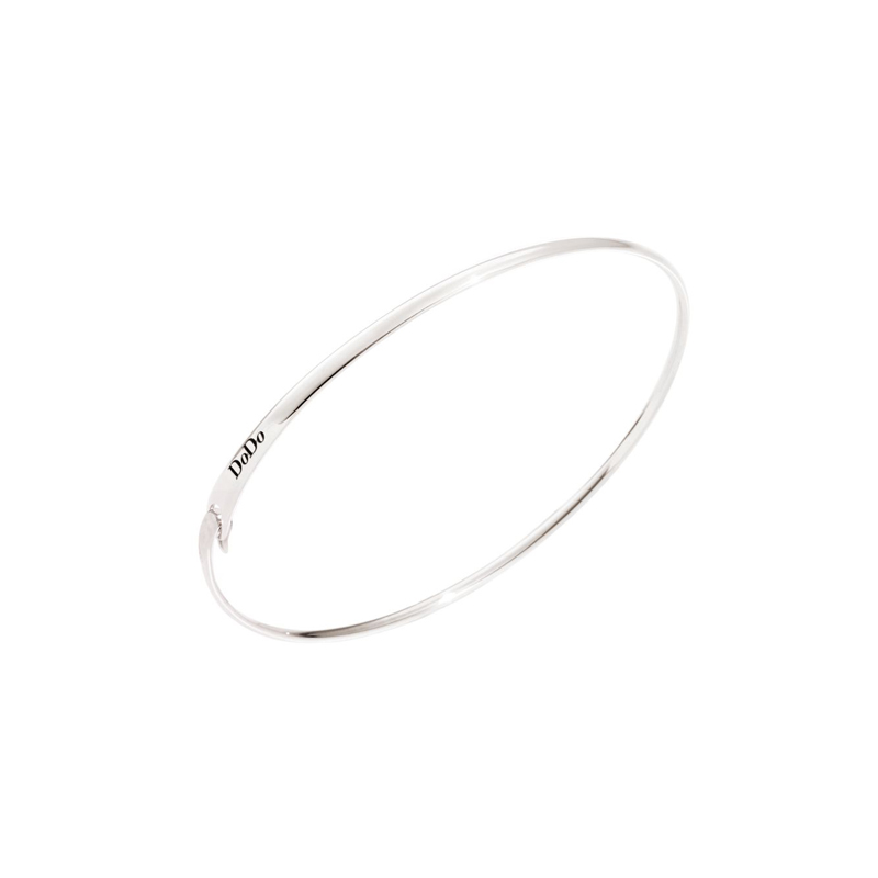 DODO | CATENINE E BRACCIALI | Bracciale Bangle in oro bianco | 10506.jpg