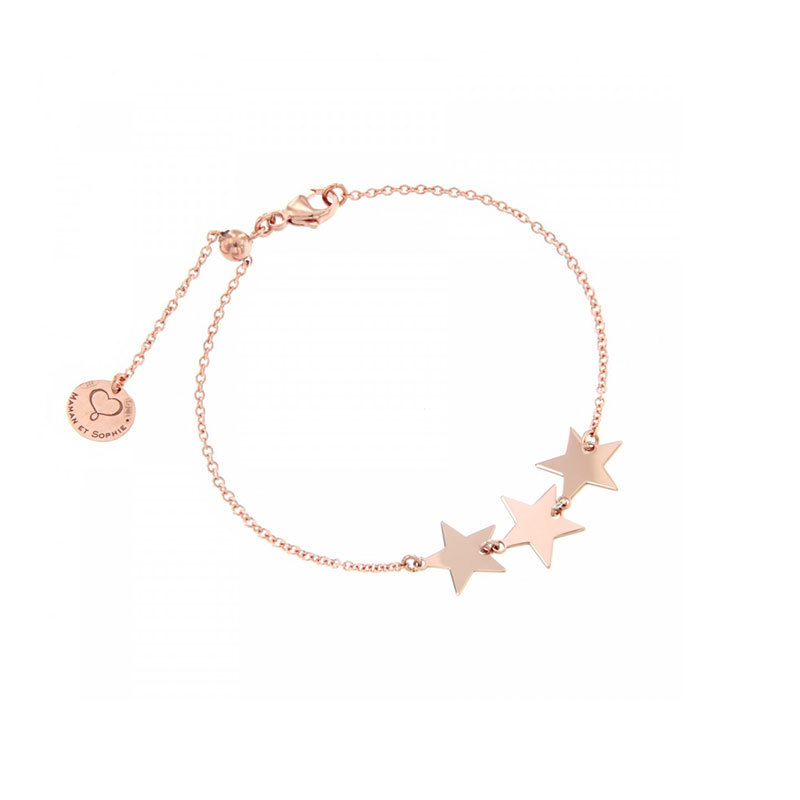 MAMAN ET SOPHIE | CUORI, STELLE, QUADRIFOGLI | Bracciale 3 Stelle | 17052.jpg