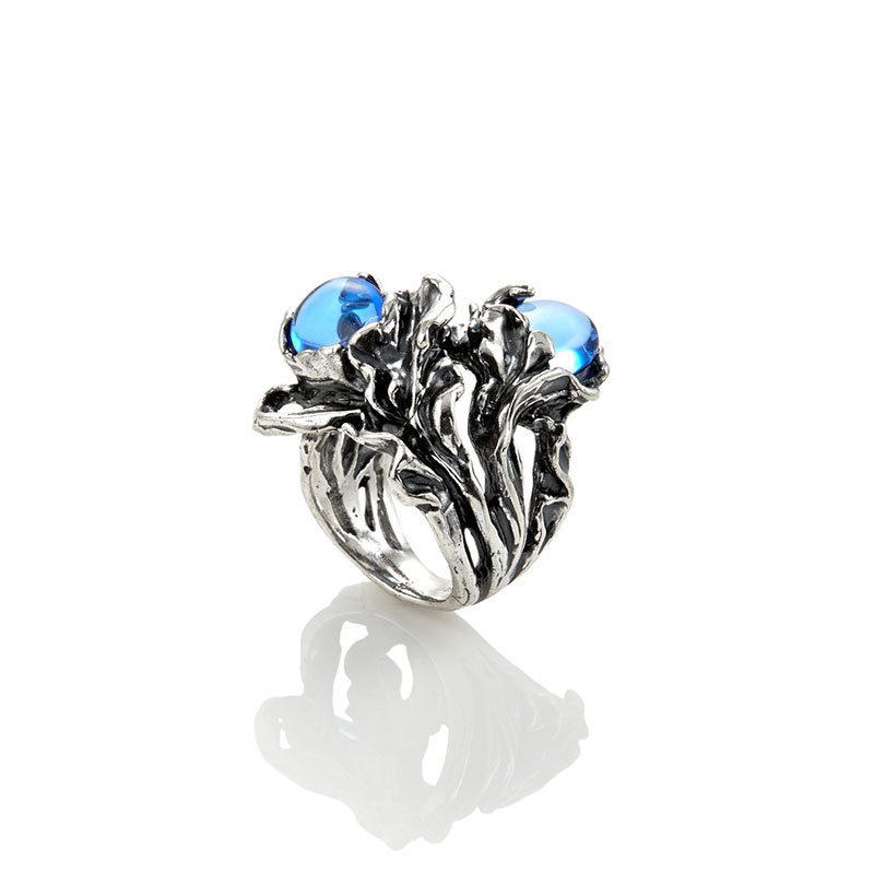 GIOVANNI RASPINI | MARE | Anello Orchidea Blu Due Gocce | 21076.jpg