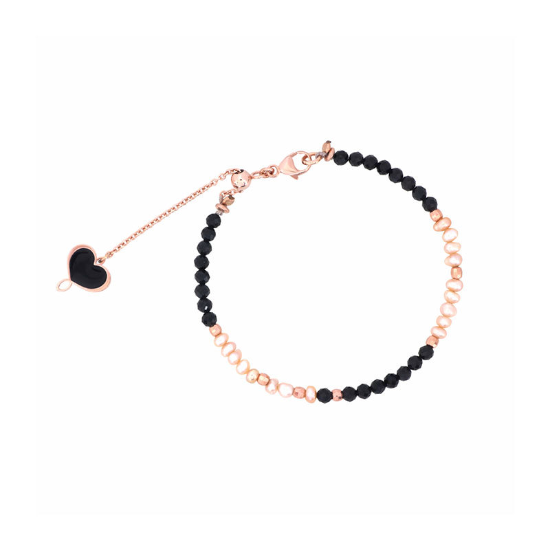 MAMAN ET SOPHIE | IL CHIARO E LO SCURO | Bracciale con spinello e perle | 22391.jpg