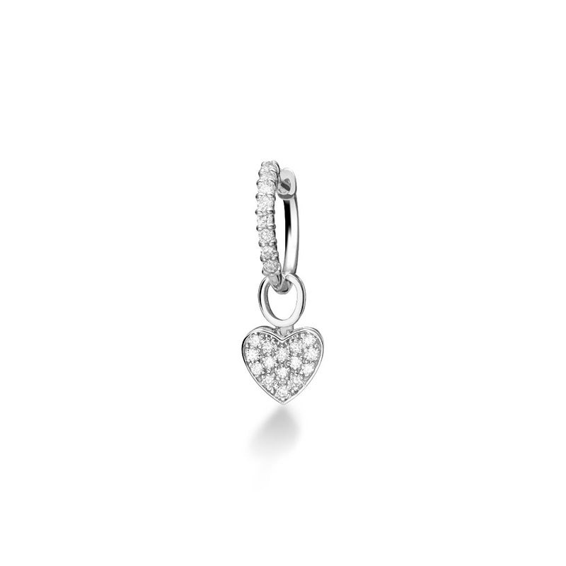 LE BEBE' | PAVÈ | Orecchino Cuore Rimovibile | 23442.jpg