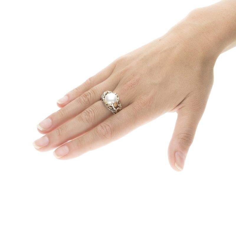 DE' NOBILI | POLVERE DI STELLE | Anello cupola con perla | 28174.jpg