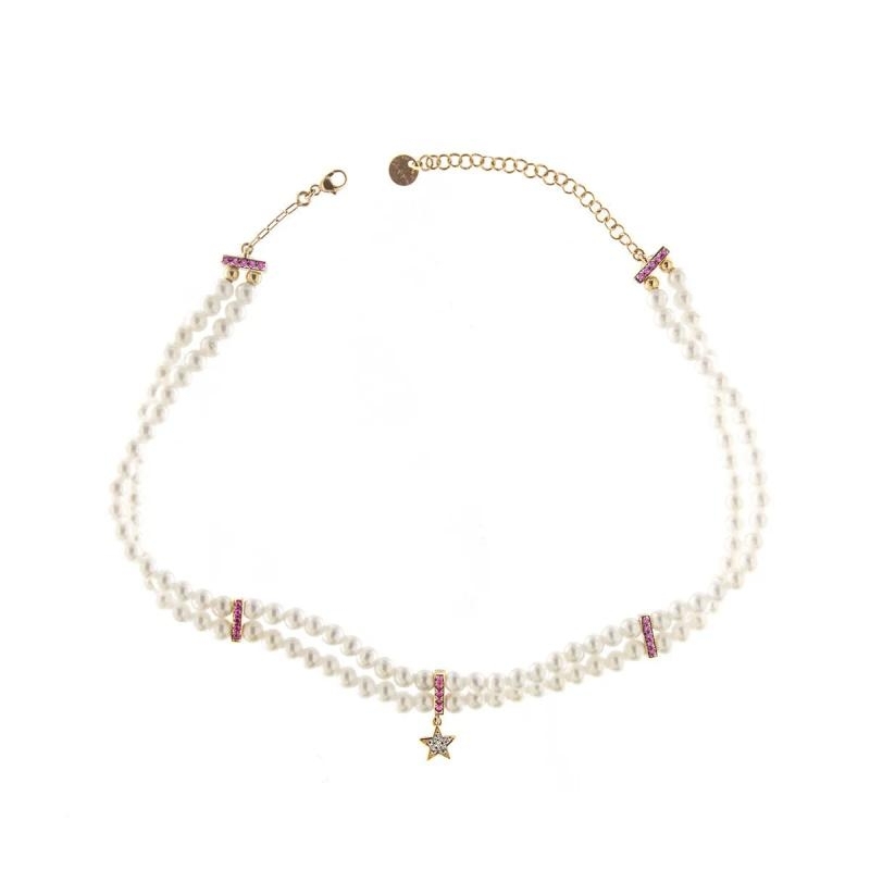 RUE DES MILLE | GALACTICA | Girocolli Choker Elastico Perle | 30817.jpg