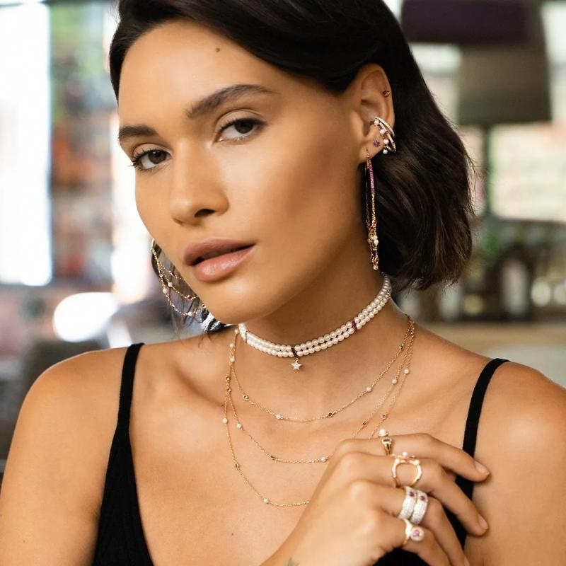 RUE DES MILLE | GALACTICA | Girocolli Choker Elastico Perle | 30819.jpg