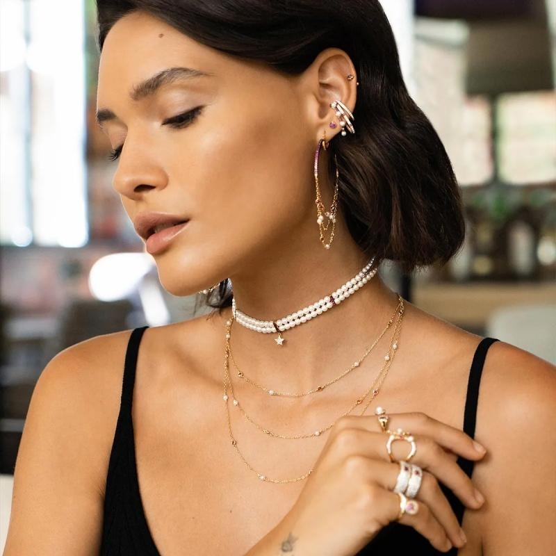 RUE DES MILLE | GALACTICA | Girocolli Choker Elastico Perle | 30820.jpg