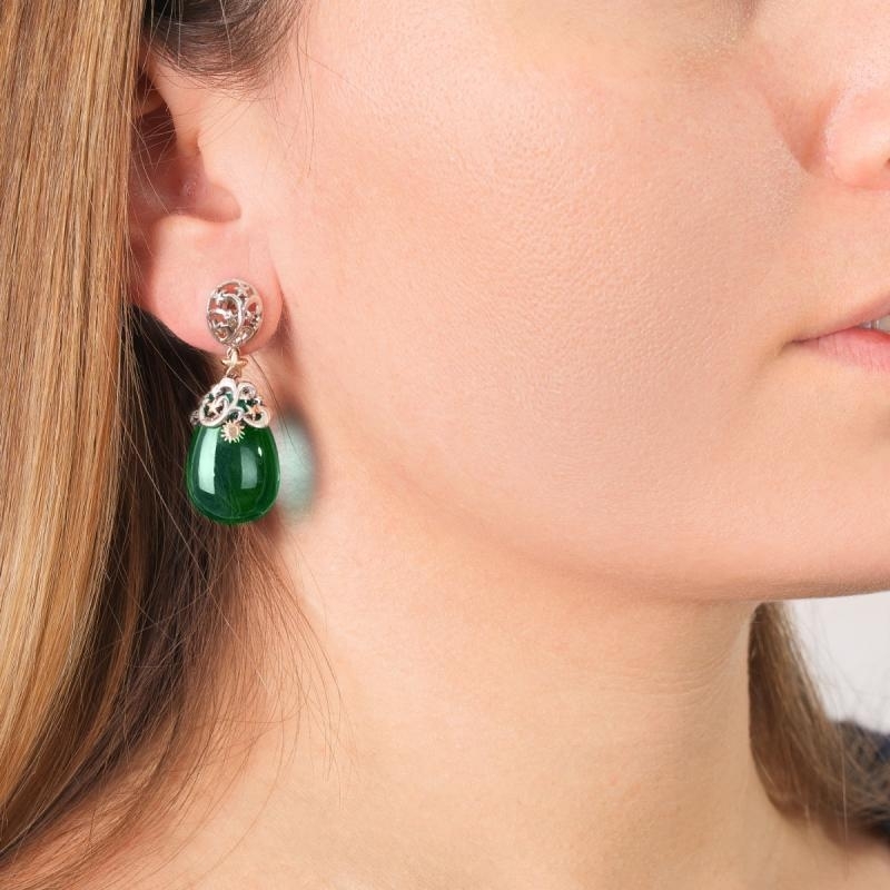 DE' NOBILI | POLVERE DI STELLE | Orecchini Pietra Verde | 34646.jpg