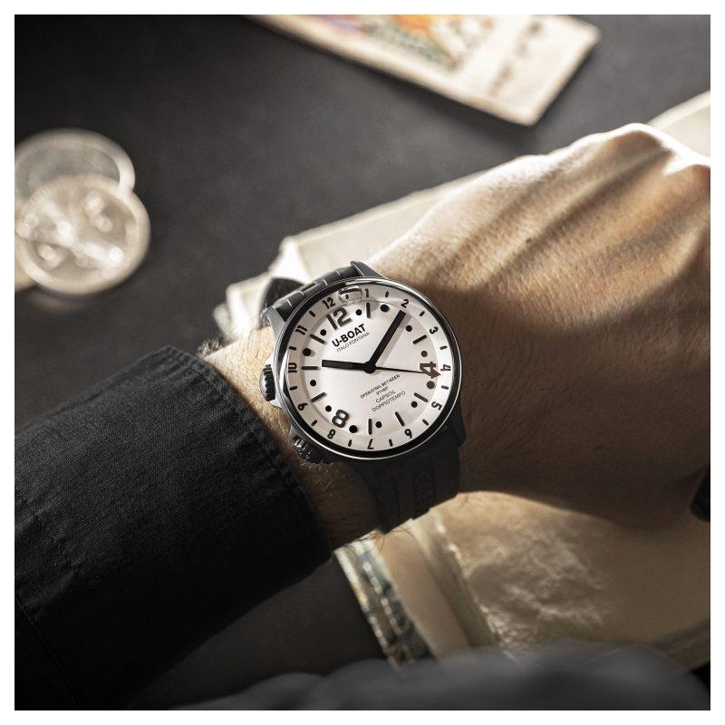 U-BOAT ITALO FONTANA | CAPSOIL | Capsoil Doppiotempo 45 mm Dlc Nero | 37247.jpg