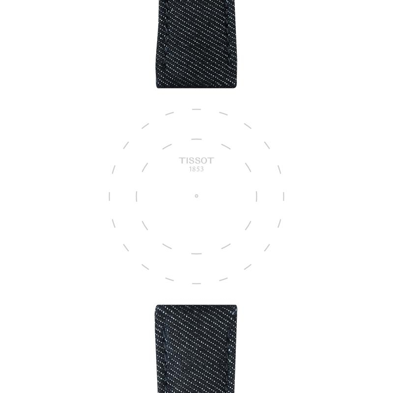 TISSOT |  | Cinturino Tissot Blu  Stoffa Ansa 22 mm | 37380.jpg