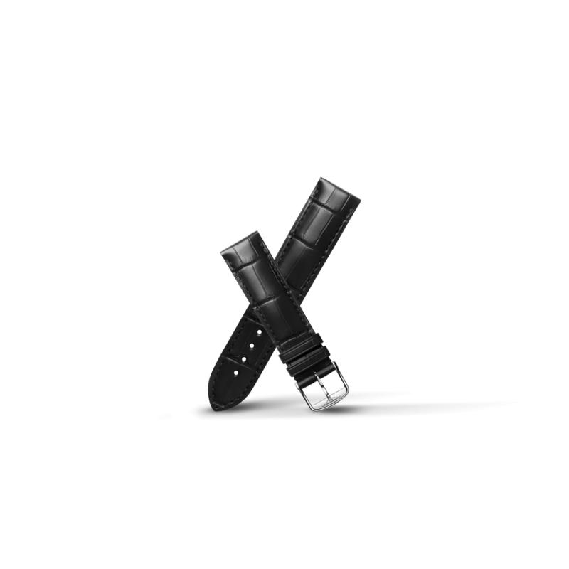 LONGINES | FLAGSHIP | Cinturino Alligatore Nero Mat 20 mm | 37611.jpg