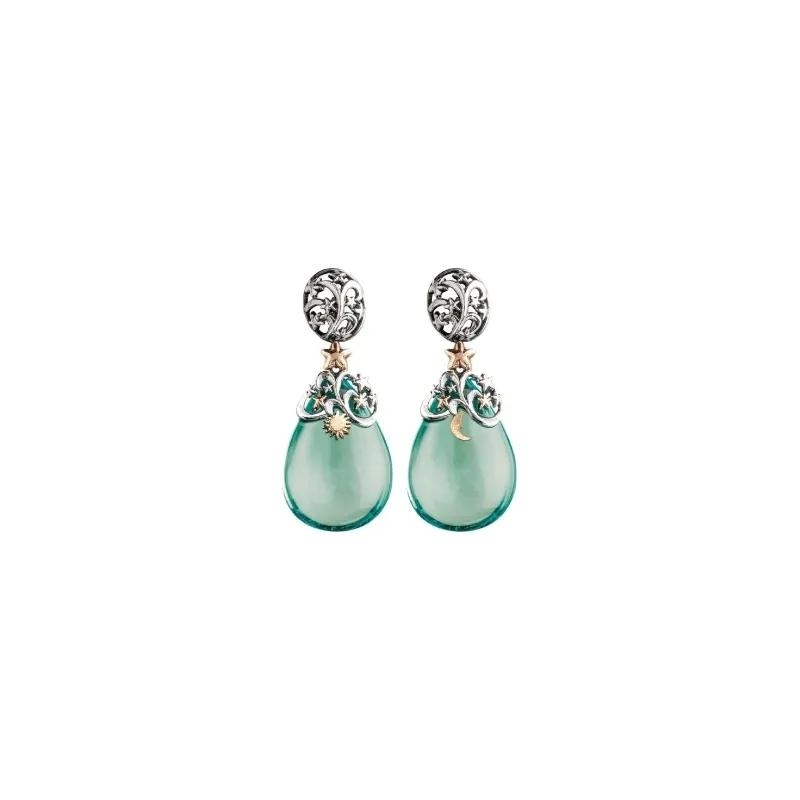 DE' NOBILI | POLVERE DI STELLE | Orecchini Pietra Verde | 39539.jpg