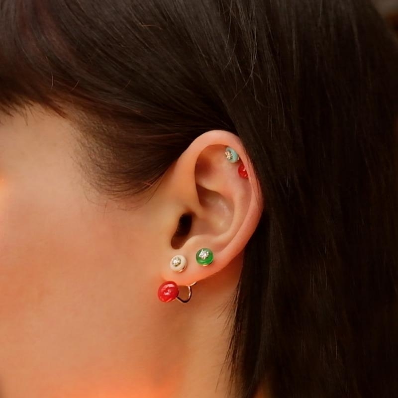 FLORILÈGE DE VIE | EMBRASSE MOI | Orecchini Small Diamond 