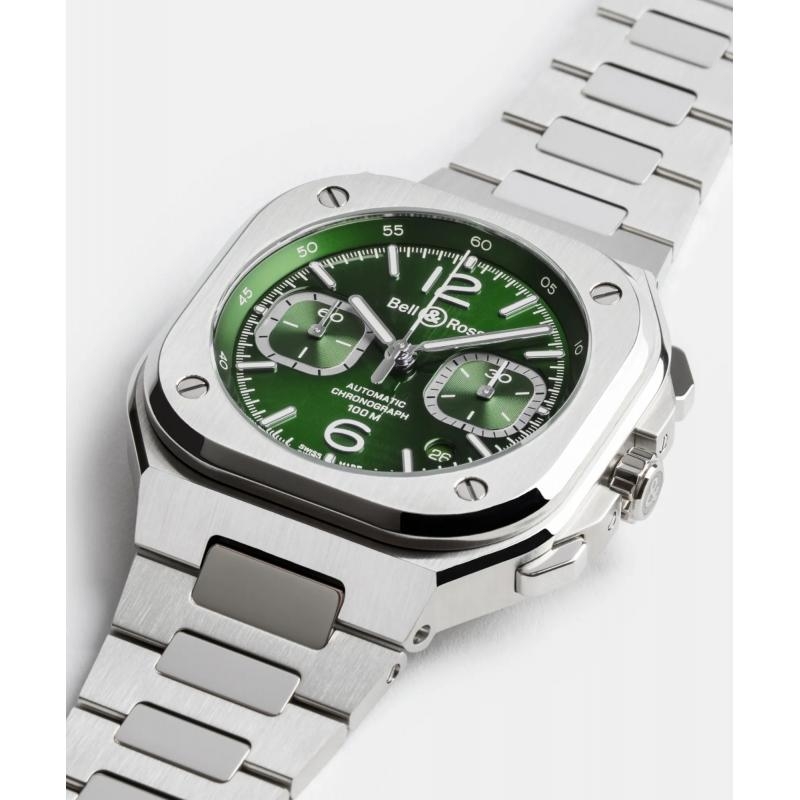 BELL & ROSS | INSTRUMENTS | BR 05 Chrono Green Steel | 45599.jpg