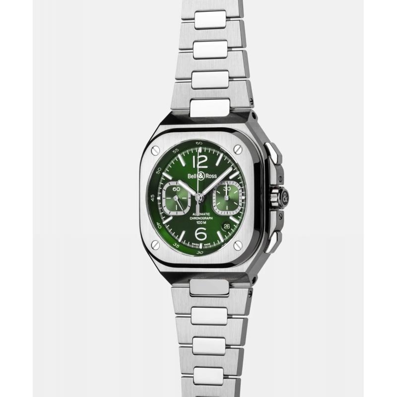 BELL & ROSS | INSTRUMENTS | BR 05 Chrono Green Steel | 45600.jpg