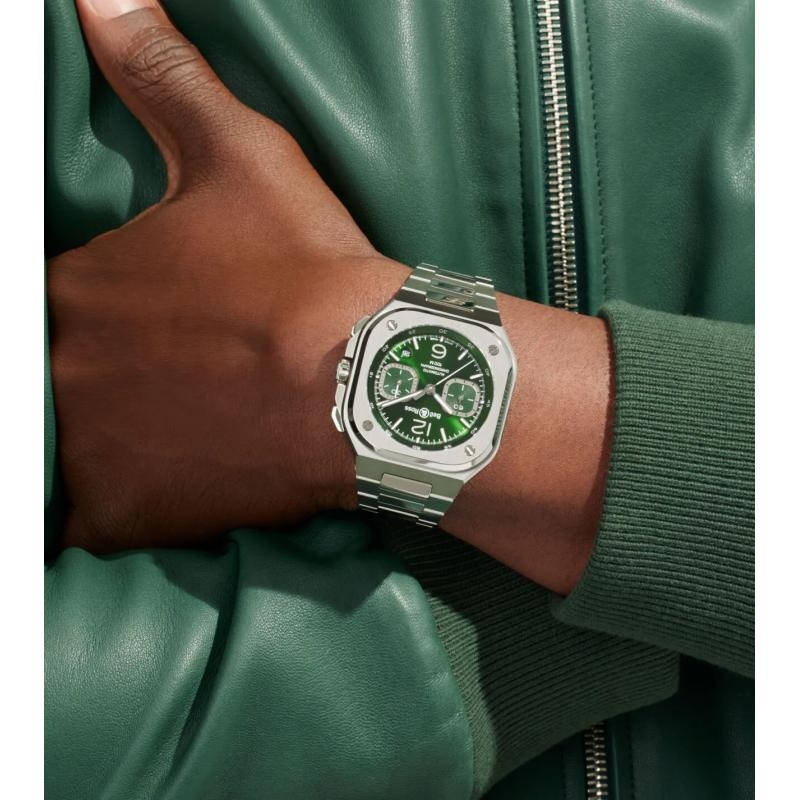 BELL & ROSS | INSTRUMENTS | BR 05 Chrono Green Steel | 45604.jpg