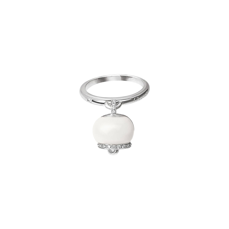 CHANTECLER | CAMPANELLE | Anello in oro bianco, diamanti e kogolong | 45704.jpg