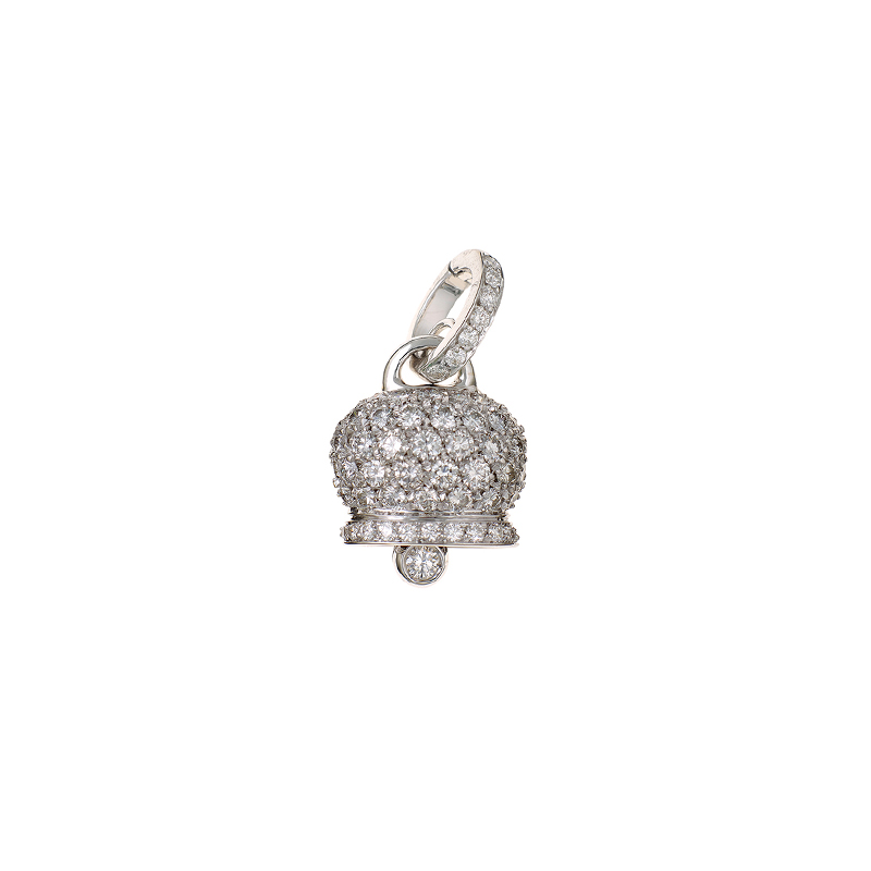 CHANTECLER | CAMPANELLE | Ciondolo medio Oro Bianco e Diamanti | 45934.jpg