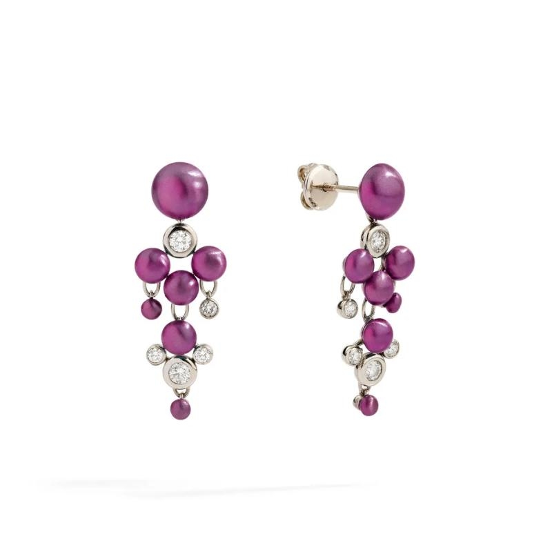 FLORILÈGE DE VIE | EMBRASSE MOI | Orecchini Chandelier Rosa Tormalina | 46135.jpg