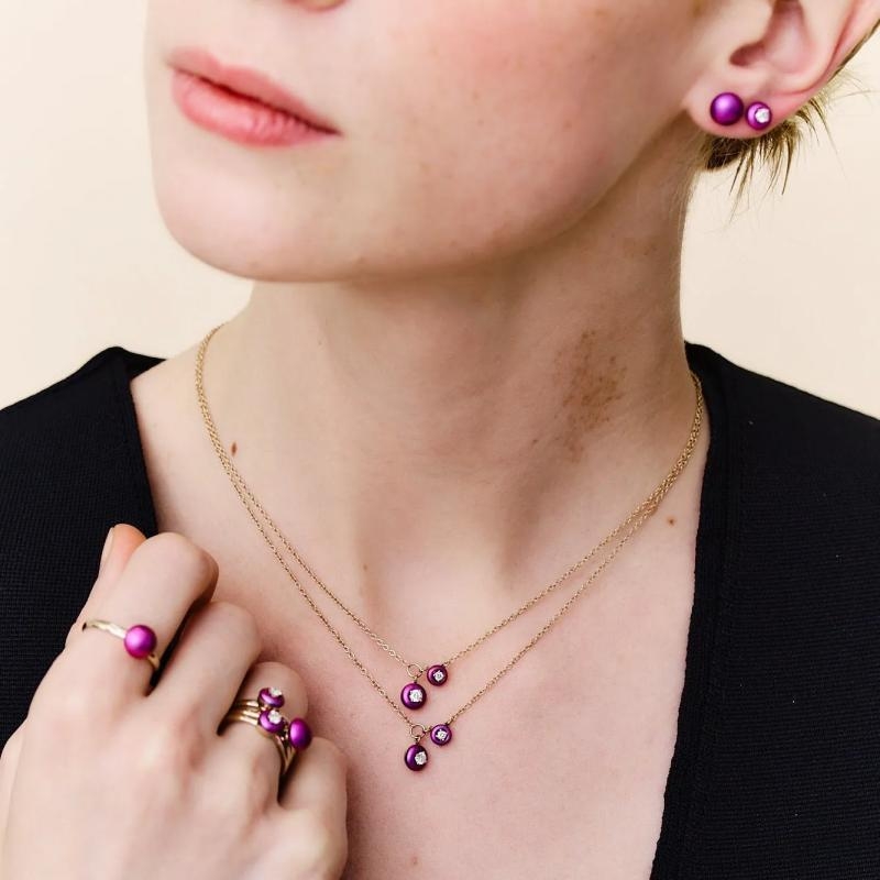 FLORILÈGE DE VIE | EMBRASSE MOI | Orecchini Midi Rosa Tormalina | 46232.jpg