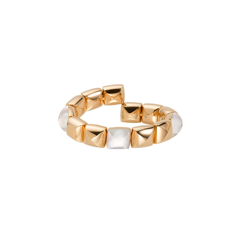 VHERNIER | PAN DI ZUCCHERO | Bracciale oro rosa, madreperla e cristallo di rocca | 47802.jpg