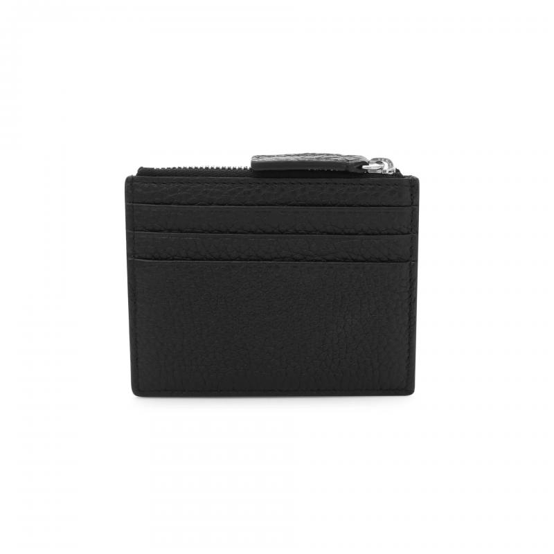 Portacarte Zip Pelle Goffrata