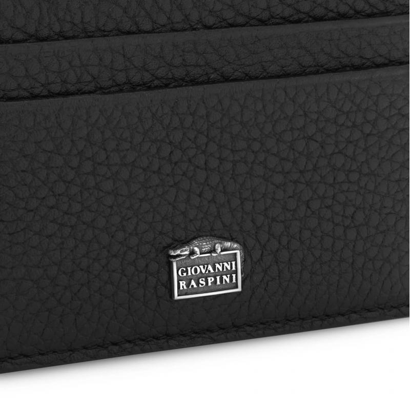 Portacarte Zip Pelle Goffrata