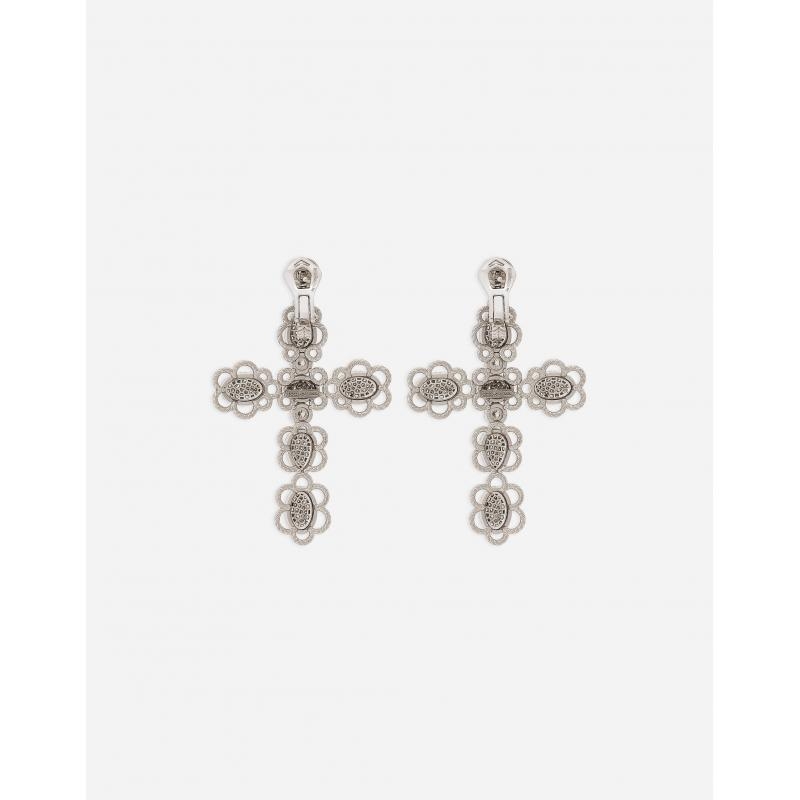 DOLCE&GABBANA | Easy Diamond | Orecchini Easy Diamond Croce | 50205.jpg
