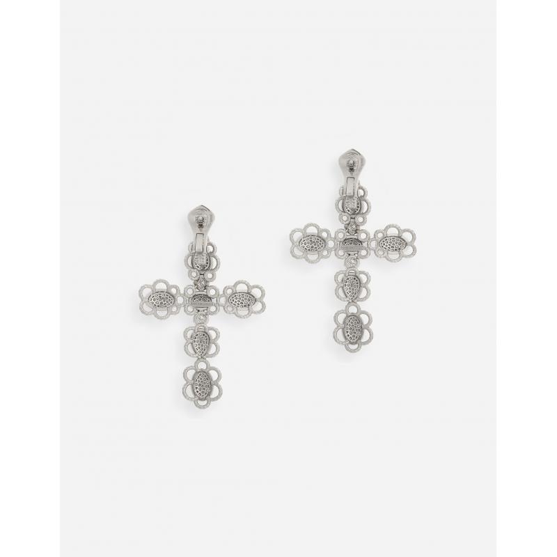 DOLCE&GABBANA | Easy Diamond | Orecchini Easy Diamond Croce | 50206.jpg