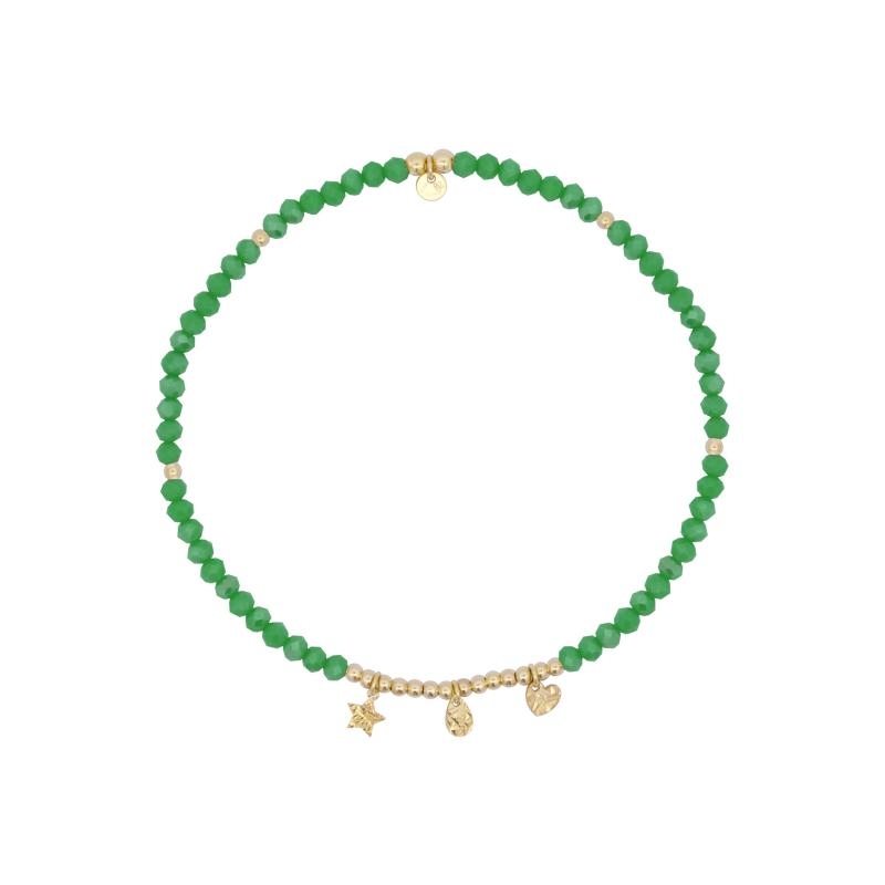 RUE DES MILLE | Anklets Mania | Cavigliera Elastica Verde | 50675.jpg
