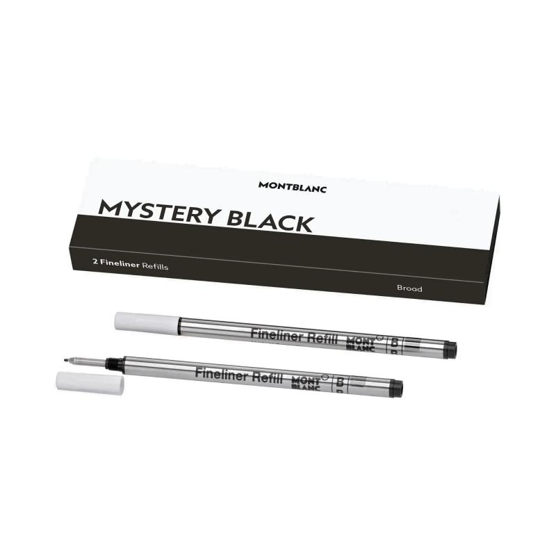 MONTBLANC | CANCELLERIA | 2 Refill per Fineliner Broad (B) Mystery Black (Nero) | 51255.jpg