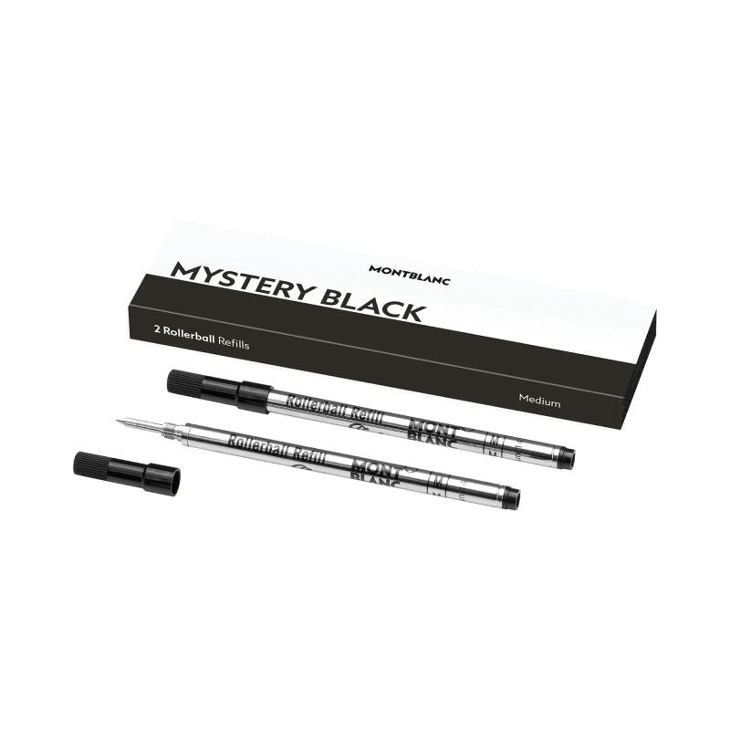 MONTBLANC | CANCELLERIA | 2 Refill per Roller (M) Mystery Black (Nero) | 51259.jpg