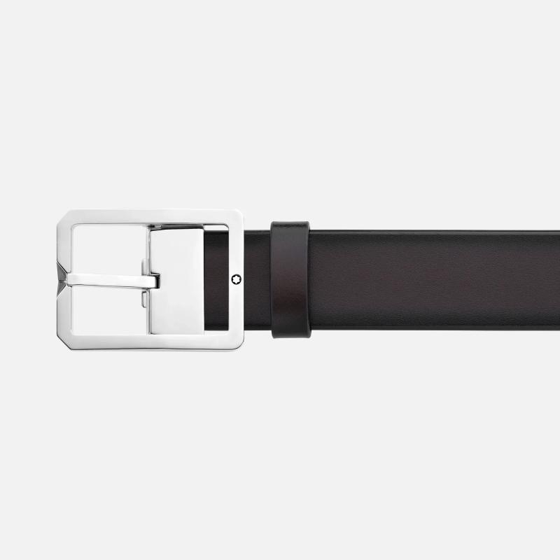 MONTBLANC |  | Cintura Reversibile in Pelle Marrone/Grigia 35 Mm | 51268.jpg