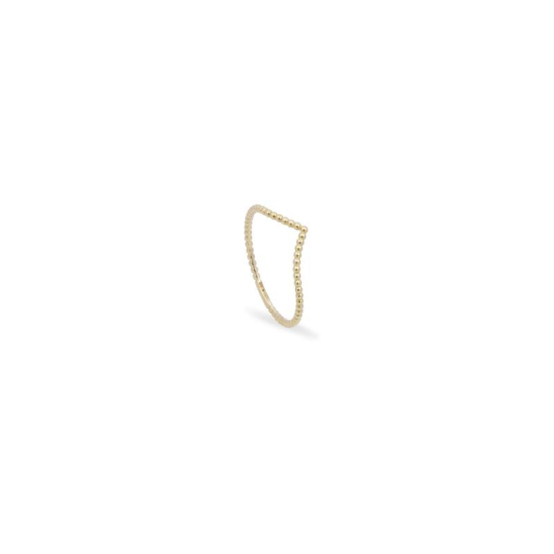 RUE DES MILLE | Your Golden Mate | Anello Fede Indiana Zigrinata | 51298.jpg