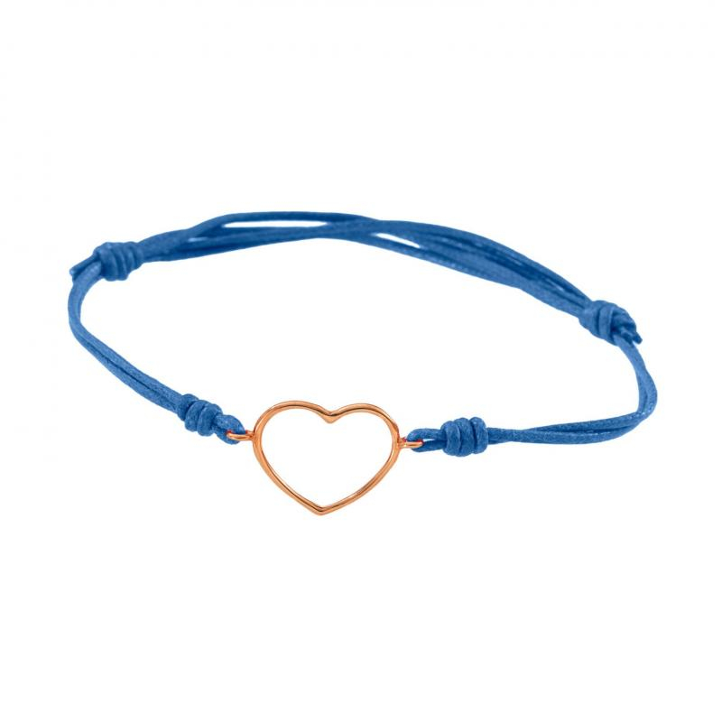 MARCO GERBELLA | PICCOLE GIOIE | Bracciale Cordino con Cuore Medio a Filo | 52006.jpg