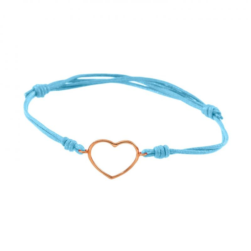 MARCO GERBELLA | PICCOLE GIOIE | Bracciale Cordino con Cuore Medio a Filo | 52011.jpg