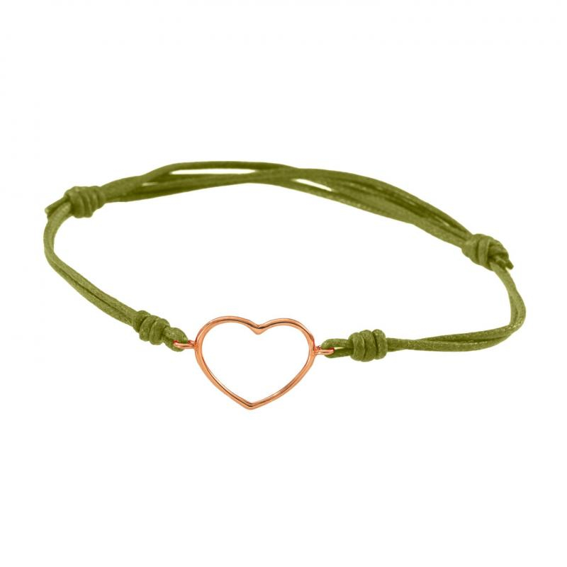 MARCO GERBELLA | PICCOLE GIOIE | Bracciale Cordino con Cuore Medio a Filo | 52012.jpg