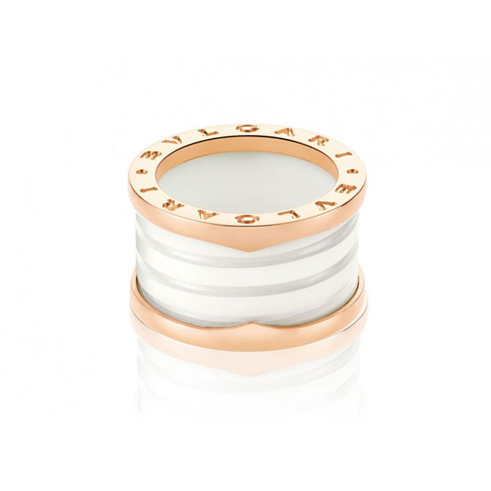 BULGARI | B.ZERO1 | Anello 2 fasce Oro Rosa e Ceramica Bianca | 5545.jpg