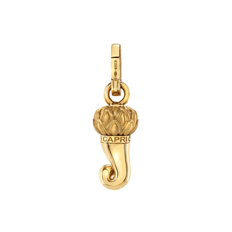 CHANTECLER | CORNI | Ciondolo Corno Piccolo Oro Giallo 9kt con Gemme | 70092.png