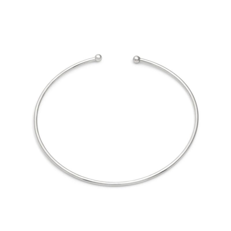 Girocollo Rigido Axis in Argento