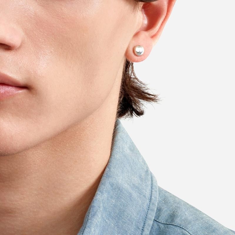 Orecchini Stud Pepita Argento