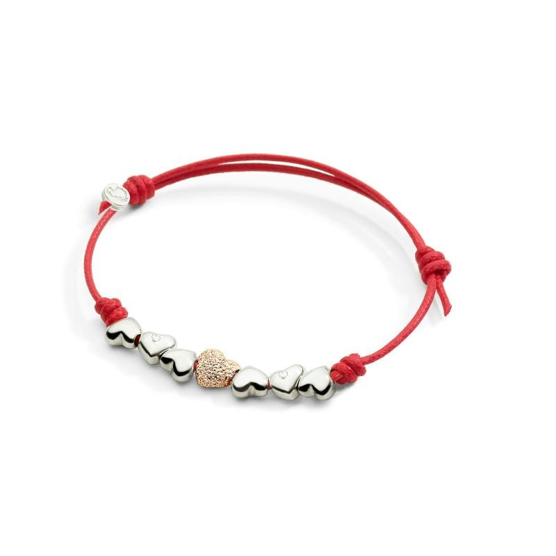 Componenti Cuore Oro Rosa Diamantato