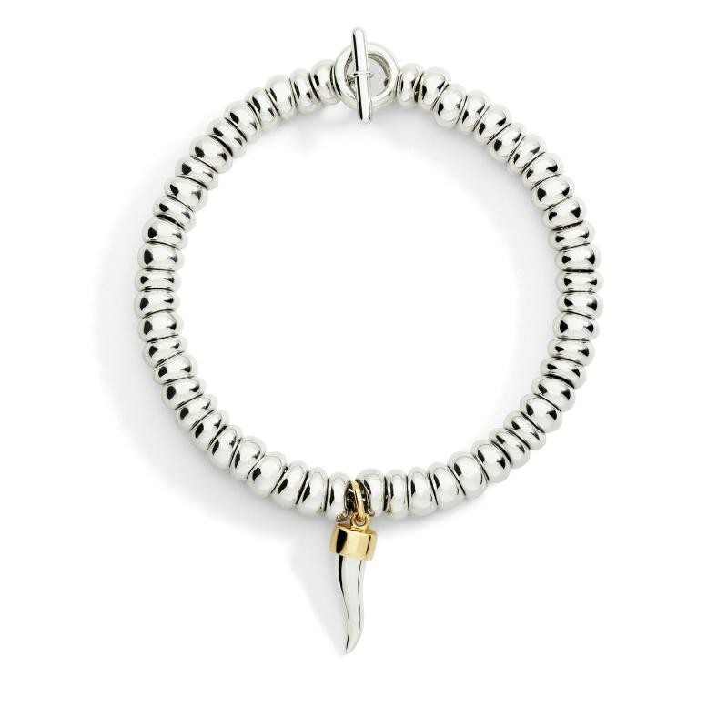 Bracciale Rondelle Bold Argento