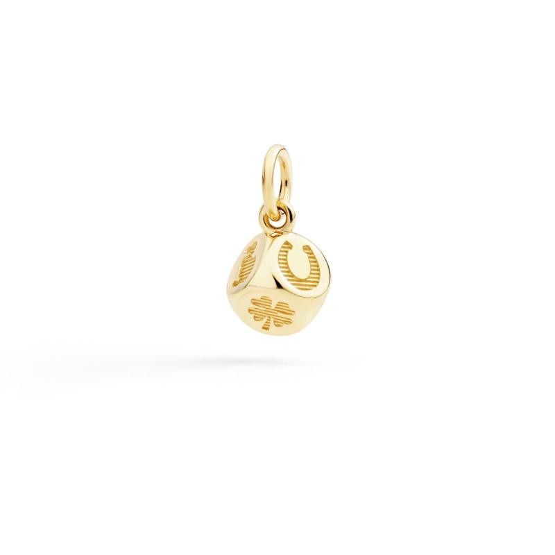 DODO |  | Ciondolo Dado Oro Giallo & Tsavorite | 70651.jpg