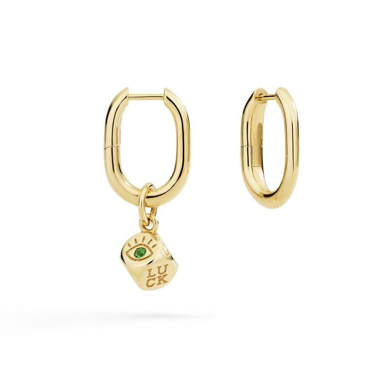 DODO |  | Ciondolo Dado Oro Giallo & Tsavorite | 70652.jpg