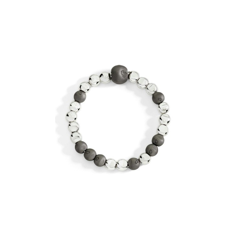 Bracciale Pepita Argento & Titanio