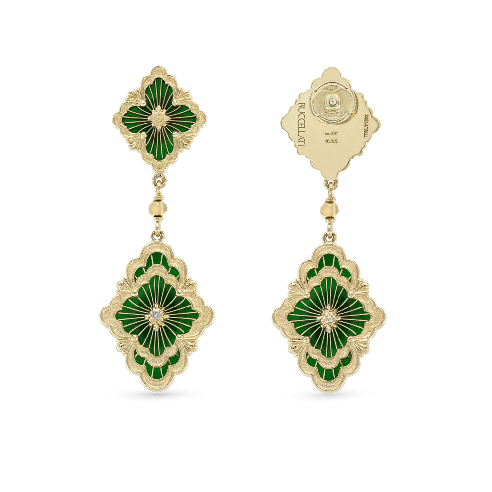 Orecchini Pendenti Opera Tulle Enamel
