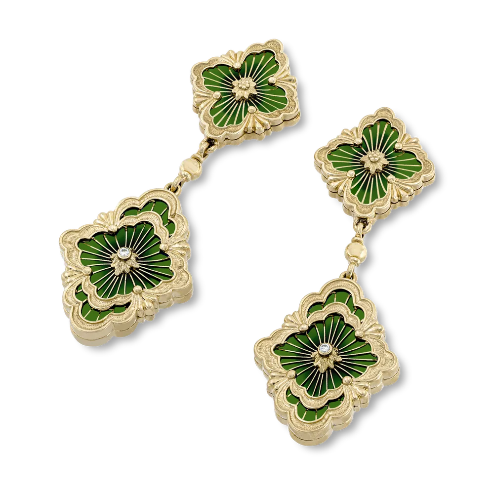 Orecchini Pendenti Opera Tulle Enamel