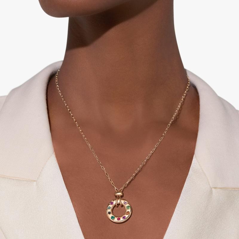 Collana Con Pendente Reversibile Iconica