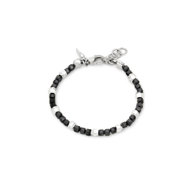 bracciale spinello nero dadi