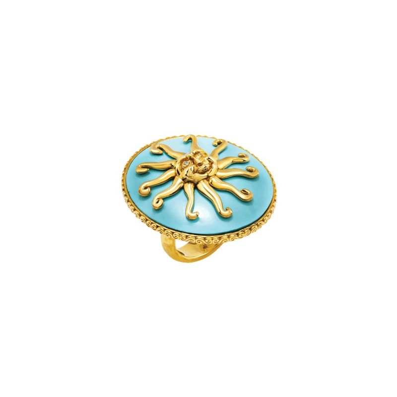 Anello Et Voilà Tu sei un'isola Argento
